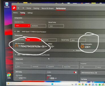 Fastest 7700x yet, all while drawing next to no power!