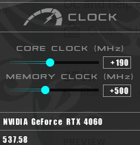 did i win the silicon lottery? (i can even go further but then coil whine starts) gpu is msi rtx 4060 ventus 2x black oc