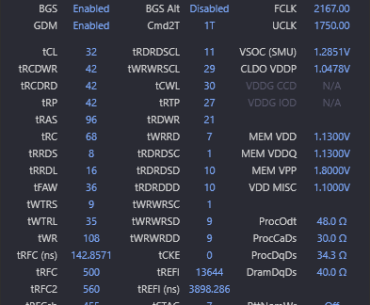 Hynix A Die 7000 CL32 W/7950X3D - any timings / settings I should change?