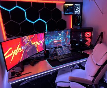 Phantom Liberty themed my walk-in closet man cave