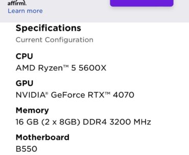Pre Built purchase