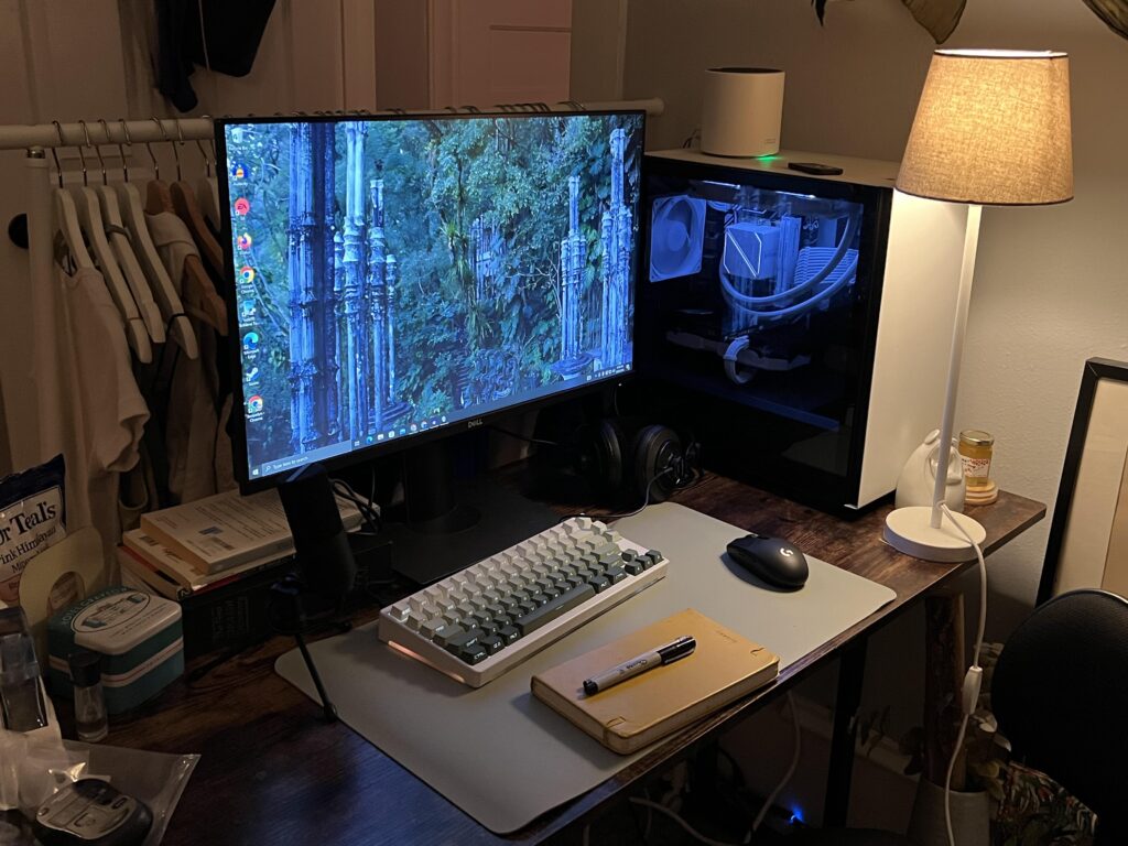 Finally finished putting together my GF’s gaming setup