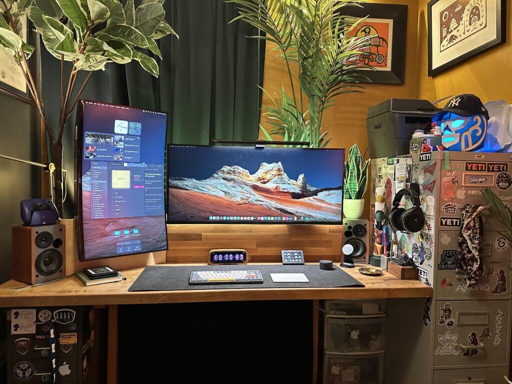A little for work and a little for play
