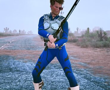 V is short for Vegeta.