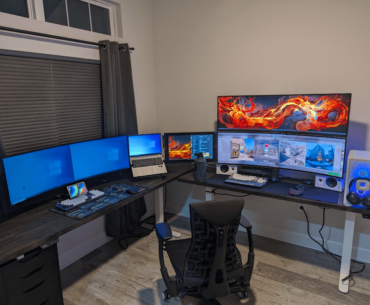 Finally got my office setup in my new house.