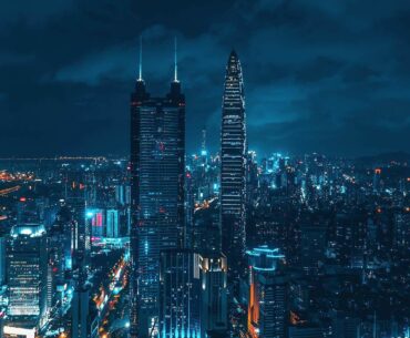 Hong Kong at night