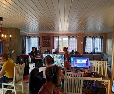 My friends have been LANing together for over 20 years. This is today.