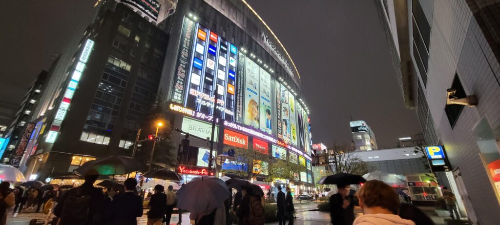 Yodobashi-Akiba is an ominous megalith of concrete and lights