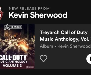 Kevin Sherwood officially released songs from Bo1, Bo3, Bo4 and CW!
