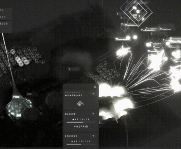 Working on Chaotic Era, a game inspired by the computer screens in movies like Blade Runner 2049