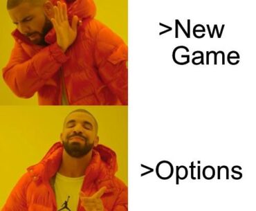 Booting up a game for the first time