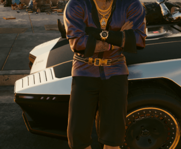 Everybody talks about his hair, but seriously, what the hell is this outfit?