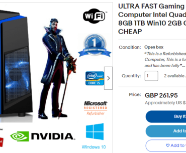 It should be illegal to call this an "Ultra Fast" Gaming PC.