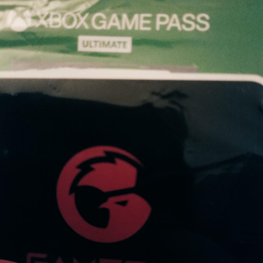 Last one ultimate game pass , first one is gone , I ordered two controllers and got these free , first person to DM gets it .