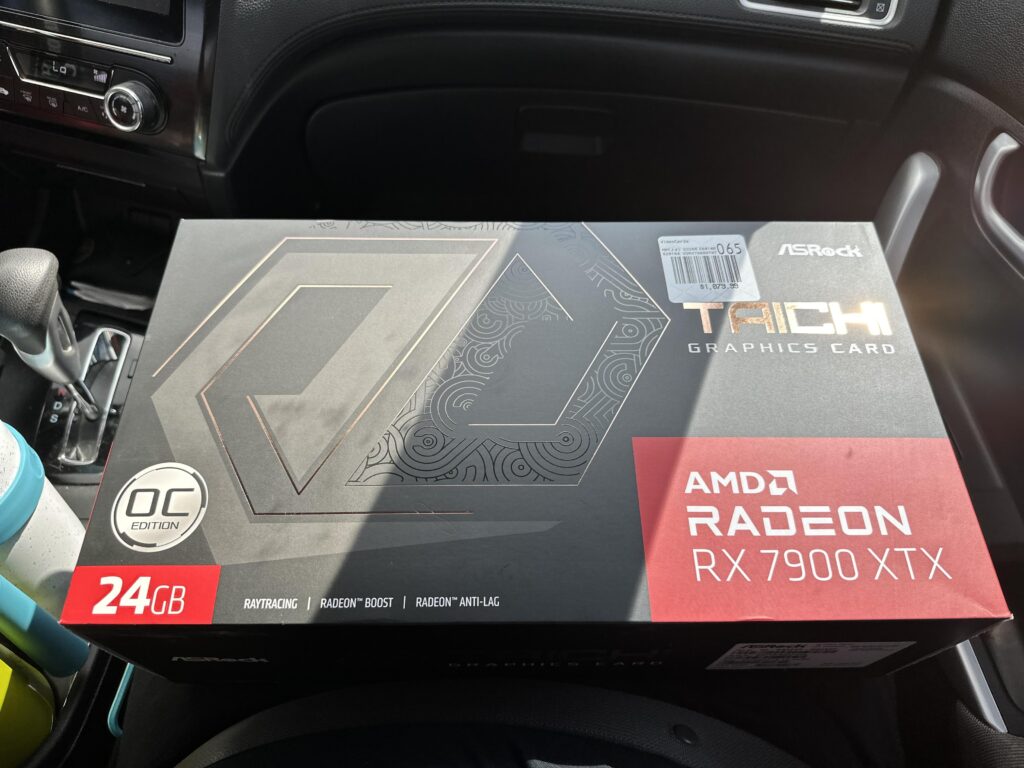 From a 3080 to a 7900xtx.