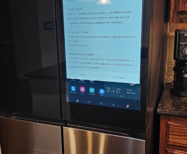 Fridge needs software updates