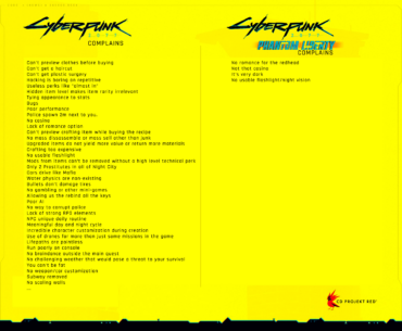 Cyberpunk 2077 complains VS Phantom Liberty