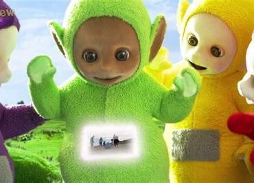 Cyberpunk TV show for children, depicting synthetic surveillance beings.