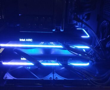 My dual arc A770 gaming PC build. Why? because I hate money, that's why.