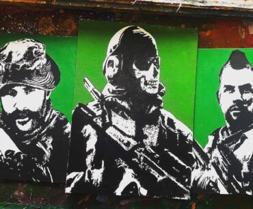 Artist from Ireland. Did a painting of Ghost last year and I recently decided to paint Price and MacTavish to match it! Hope you guys like this collection ✌️