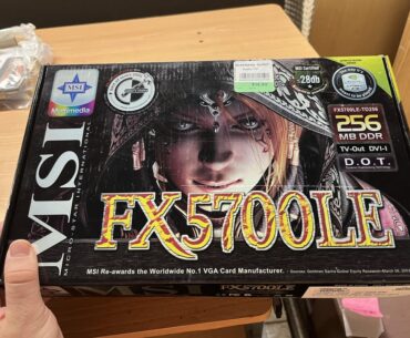 Found a 2003 graphics card at the thift