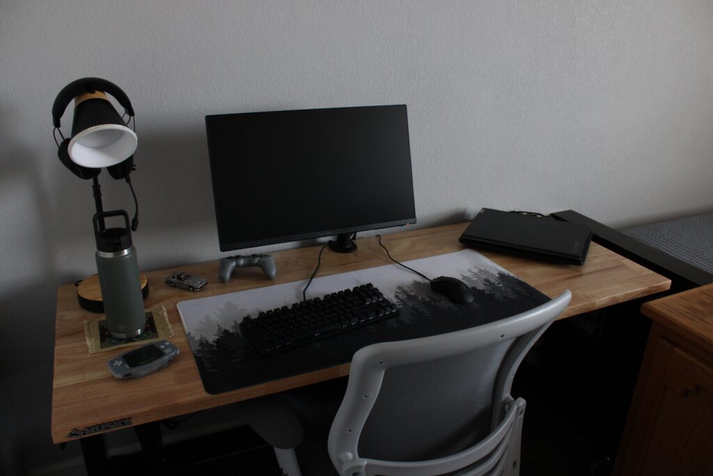 My cozy laptop setup