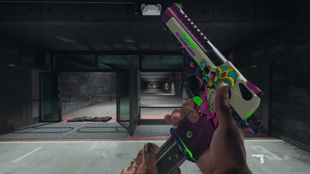 Got the new spaceland pistol in mw2