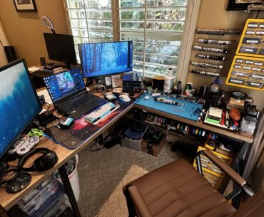 Minimalists may not like this, but I am very comfortable here.