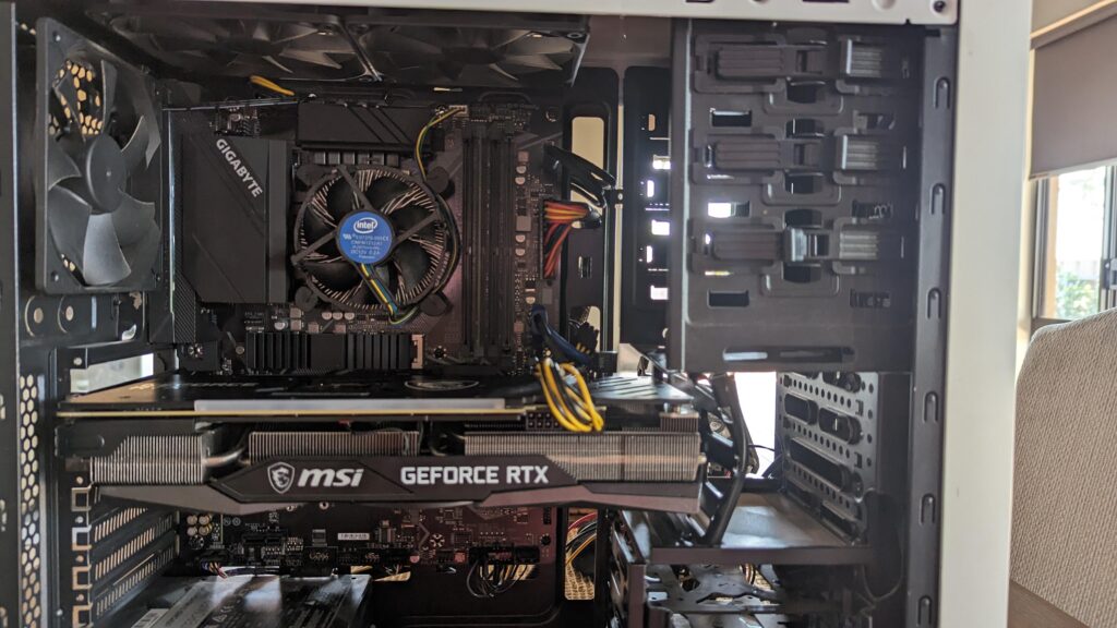 Is it okay to take a hammer to the case to fit the GPU?