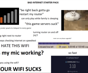 Shitty internet starter pack