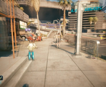Was about to slice a kid's drone, got humbled by the game instead.