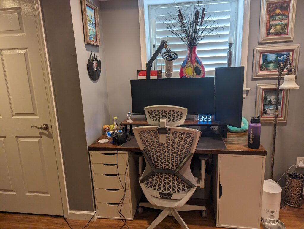 Anyone have retractable cable management recommendations for the headphone cord for when I am not playing? I’m getting a mount to hang the headphones from underneath but looking for a retractable option to hide the cable when not in use. Anyone have retractable cable management recommendations for the headphone cord for when I am not playing? I'm getting a mount to hang the headphones from underneath but looking for a retractable option to hide the cable when not in use.