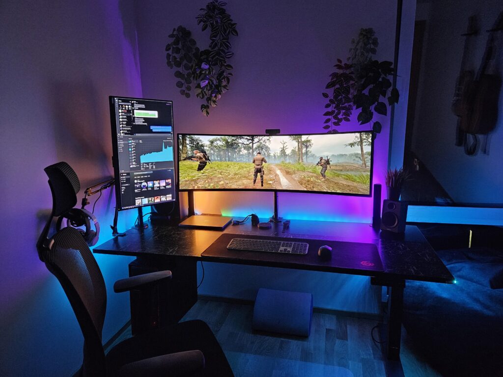 Work/gaming setup