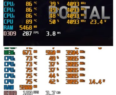 thermal throttling, i guess, just take a look at this picture, before and after, just wanted to know is this thermal throttling or someting