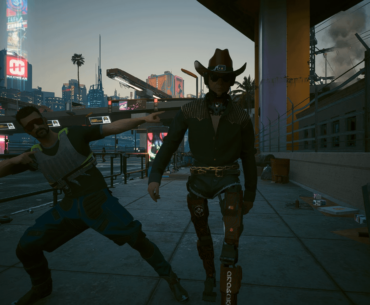 I found him, the man, the myth, the legend. The twerking (and possibly tweaking) cowboy from the opening cinematic!