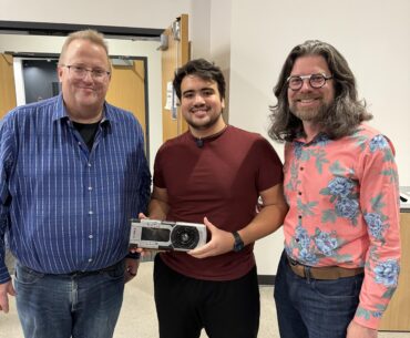 Just had my GPU signed by Dwight Diercks, Nvidia’s SVP of Software Engineering, and Bryan Catanzaro, VP of Applied Deep Learning!