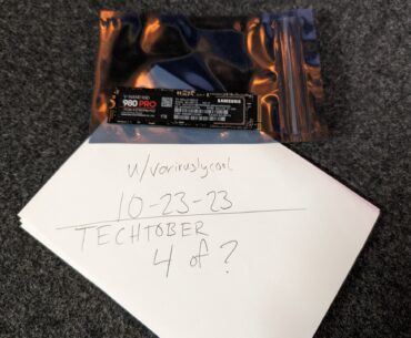 Samsung 980 Pro 1TB NVMe SSD (Techtober Giveaway 4/?)
