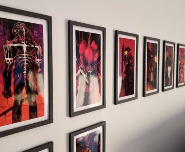 I absolutely love the design of the tarot cards, so I printed them, I printed frames and put them on my wall