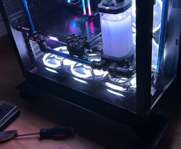 Primera vez construyendo mis PC con enfriamiento líquido Custom😰. Como se ve?🫣Kick=Pobare👏
