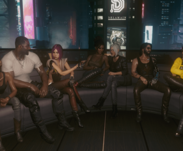 Cyberpunk 2077, but it's a happy end