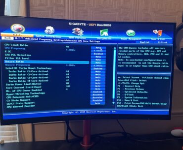 Overlcocking options on board and unlocked k core. Won’t let me adjust? Can anyone help.