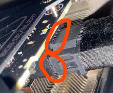 Call me paranoid, but is this 16 pin connector inserted correctly? The top looks like it’s as far as it can go but the bottom looks like it’s not fully in
