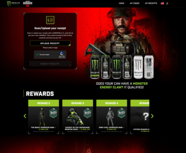 Monster is doing a promo with MW3 skins