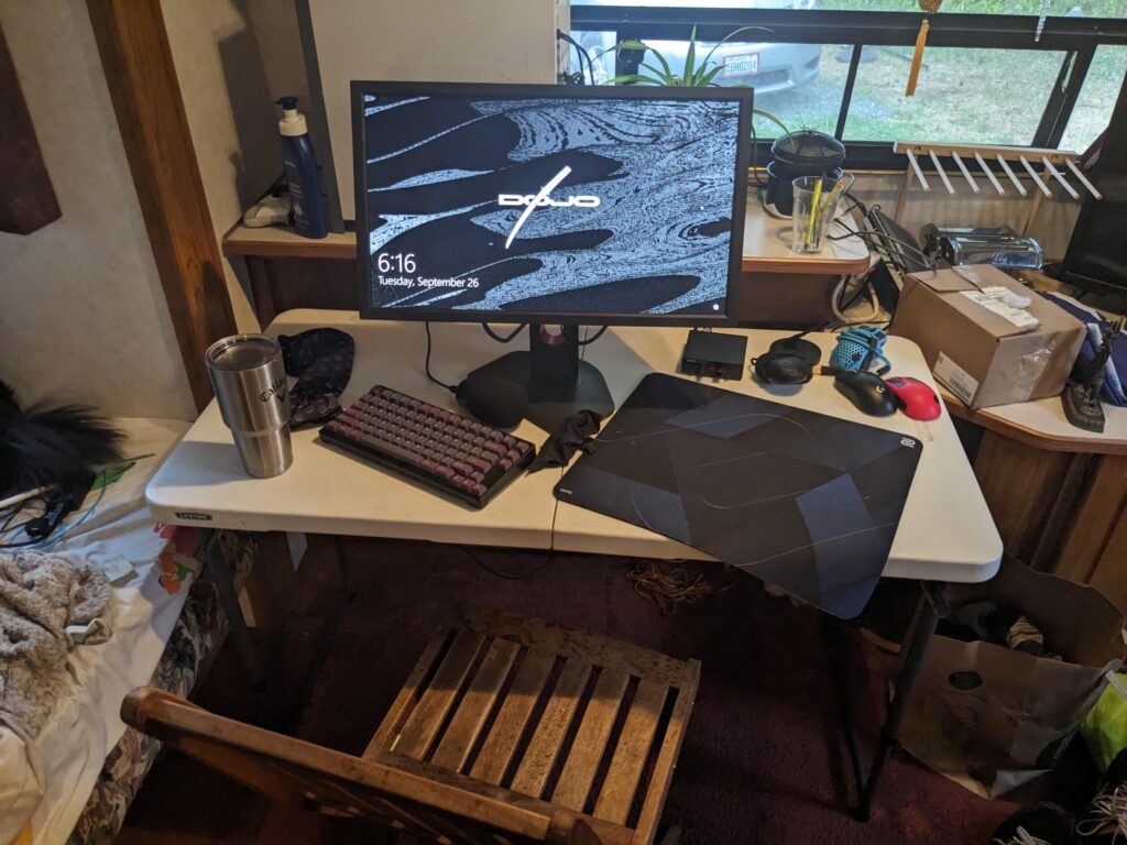 We rockin with the chair?