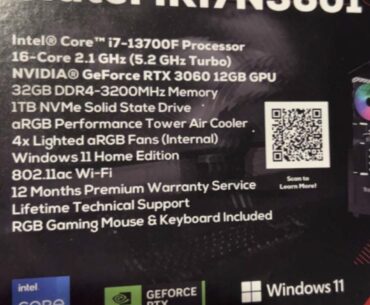 snagged my first pc for $600 - thoughts?