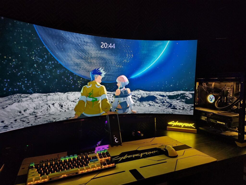 Cyberpunk gaming station
