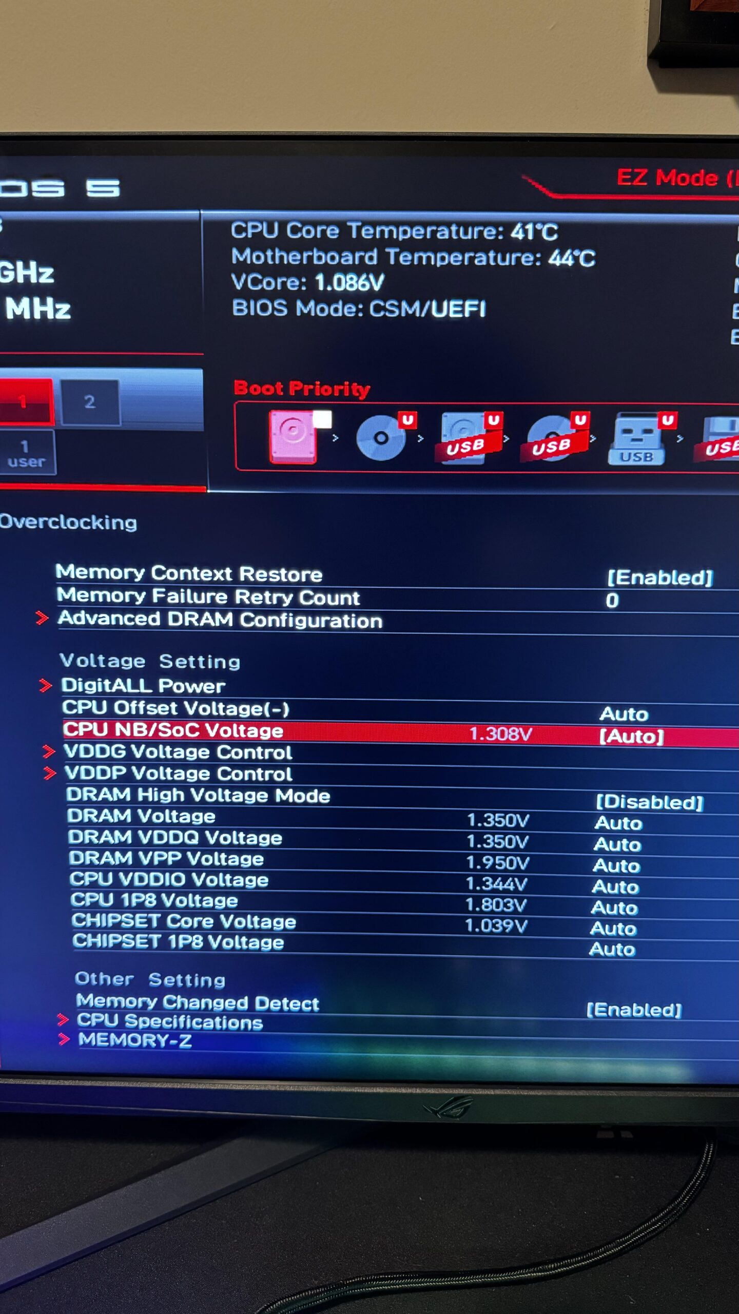 Can’t change Vcore (CPU core) voltage!!! Please help!! Can’t change Vcore (CPU core) voltage!!! Please help!!