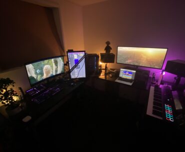 my music/gaming setup (give critique if you want:3)