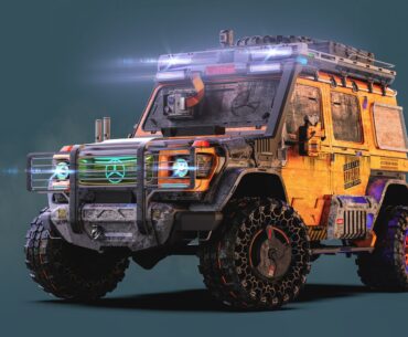 Cyberpunk Cyber-G-Wagon | Concept by INDOMI Studios