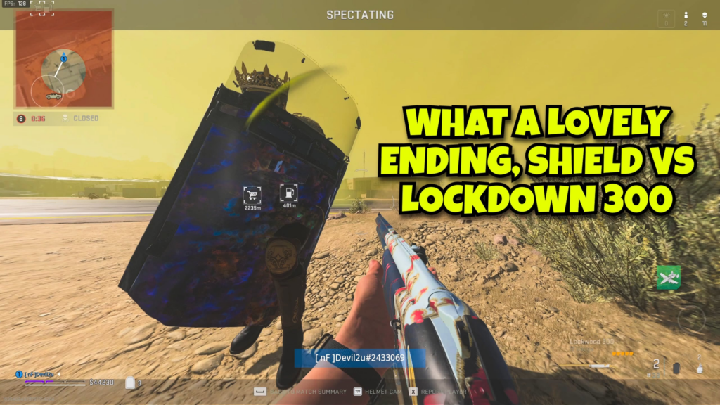 I think the riot shield dude was making fun of him...